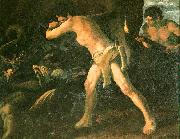 Francisco de Zurbaran hercules fighting the hydra of lerna oil painting artist